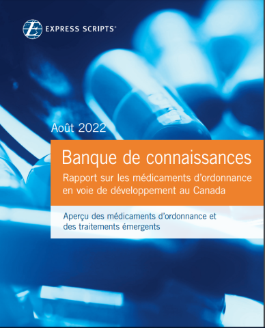 Banque de connaissances_Rapport sur les médicaments en voie de développement Août 2022